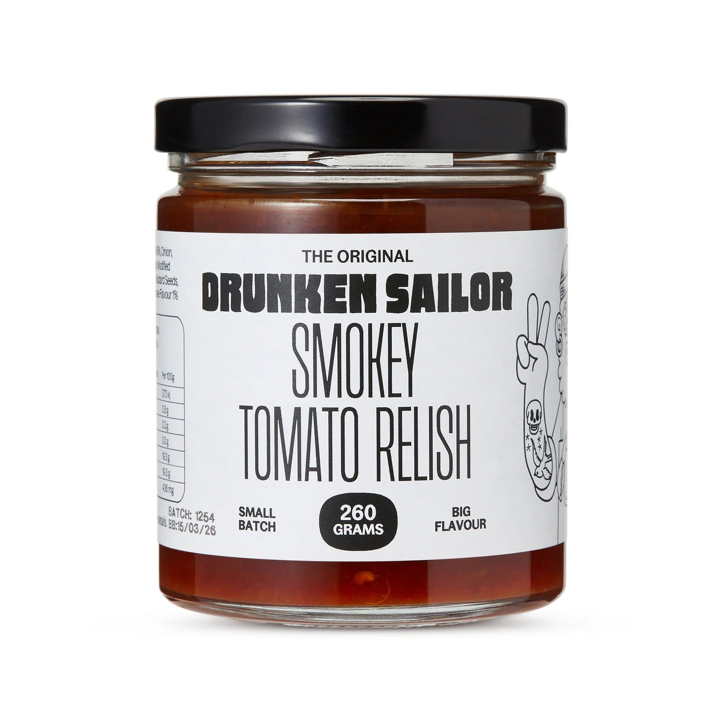 Smokey Tomato Relish (One Serve) - Drunken Sailor